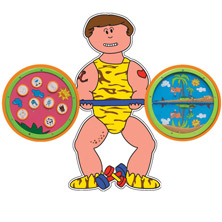 Juego de pared SIMON EL FORZUDO