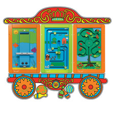 Juego de pared triple VAMOS AL CIRCO