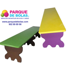 Bancos para cumpleaños (1,80m)