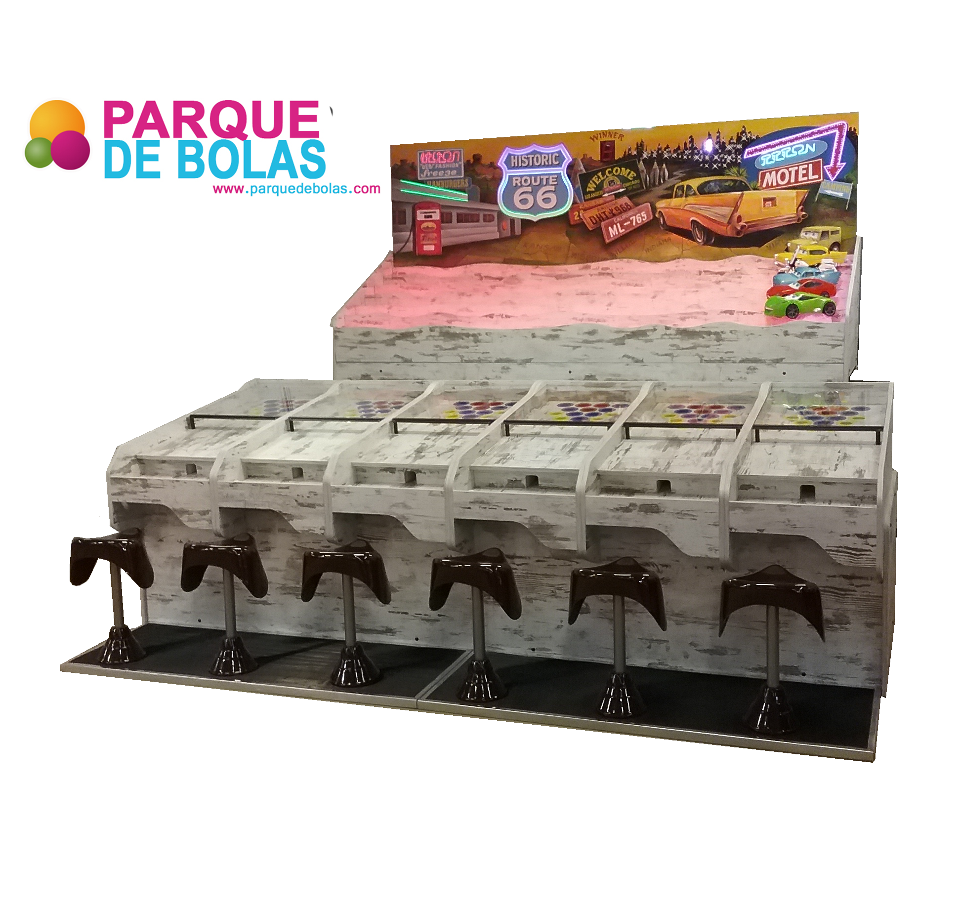 Carrera de vehículos Route 66