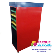 Muebla para 22 bandejas plasticas