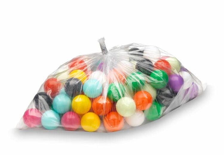 Bolas de espuma para cañones 6 cm diam 500 unid