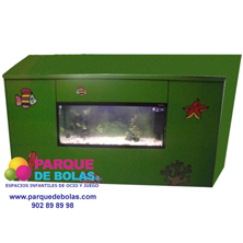 Mostrador pecera 120x50x105 cm