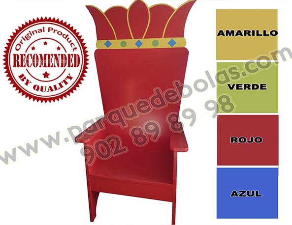 Sillon cumpleaños para parques