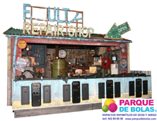 Atraccion para ferias dipara en el oeste