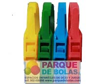 Bridas para parque de bolas 100 unidades