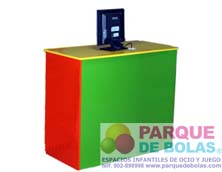 Mostrador para parques 110x50x105